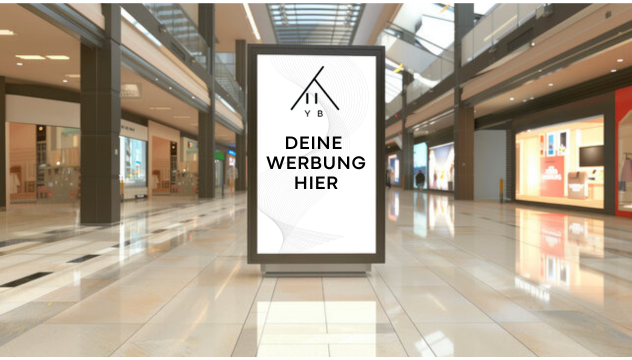 LED Screen im Einkaufszentrum